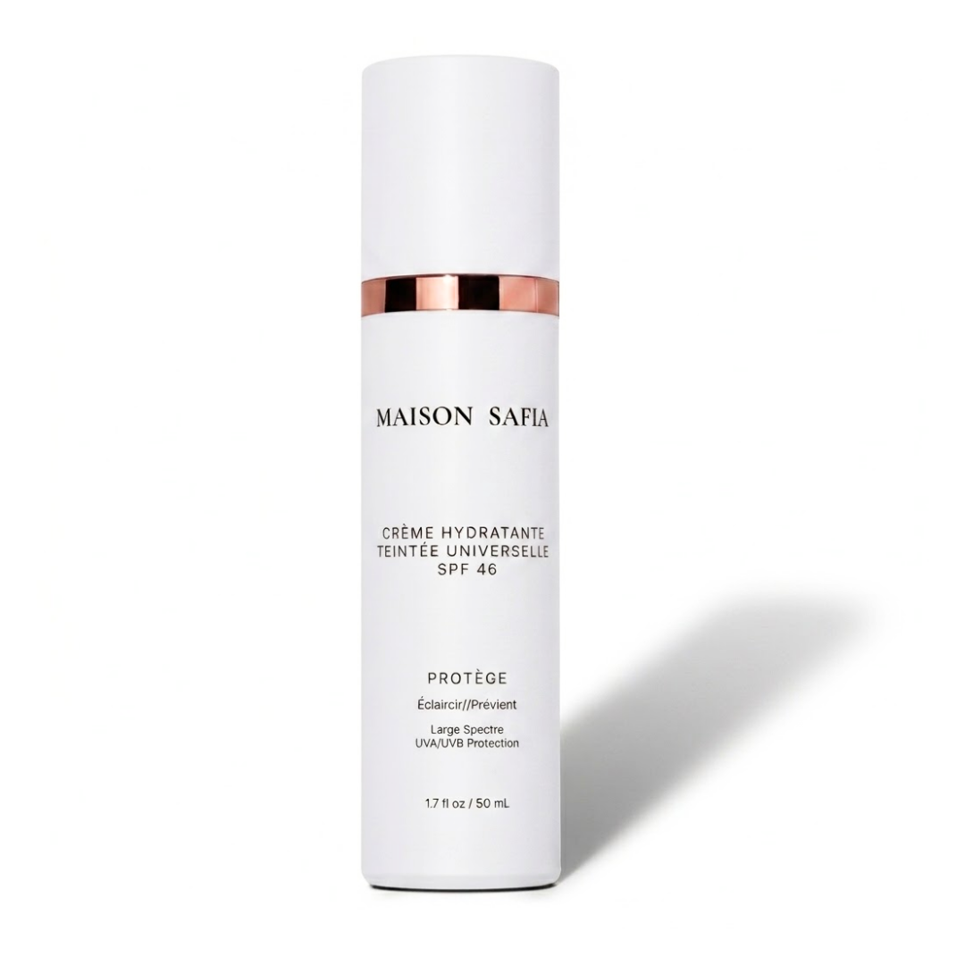 MAISON SAFIA™ Teint Parfait : Crème Hydratante Teintée Universelle SPF 46