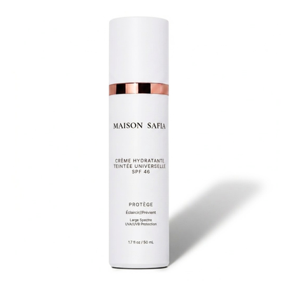 MAISON SAFIA™ Teint Parfait : Crème Hydratante Teintée Universelle SPF 46