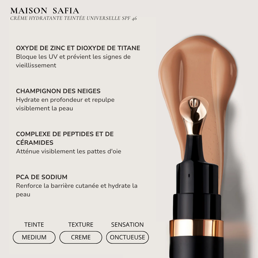 MAISON SAFIA™ Teint Parfait : Correcteur Lumineux SPF 41