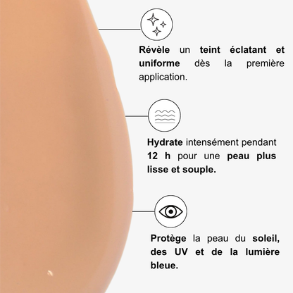 MAISON SAFIA™ Teint Parfait : Crème Hydratante Teintée Universelle SPF 46