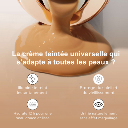 MAISON SAFIA™ Teint Parfait : Crème Hydratante Teintée Universelle SPF 46